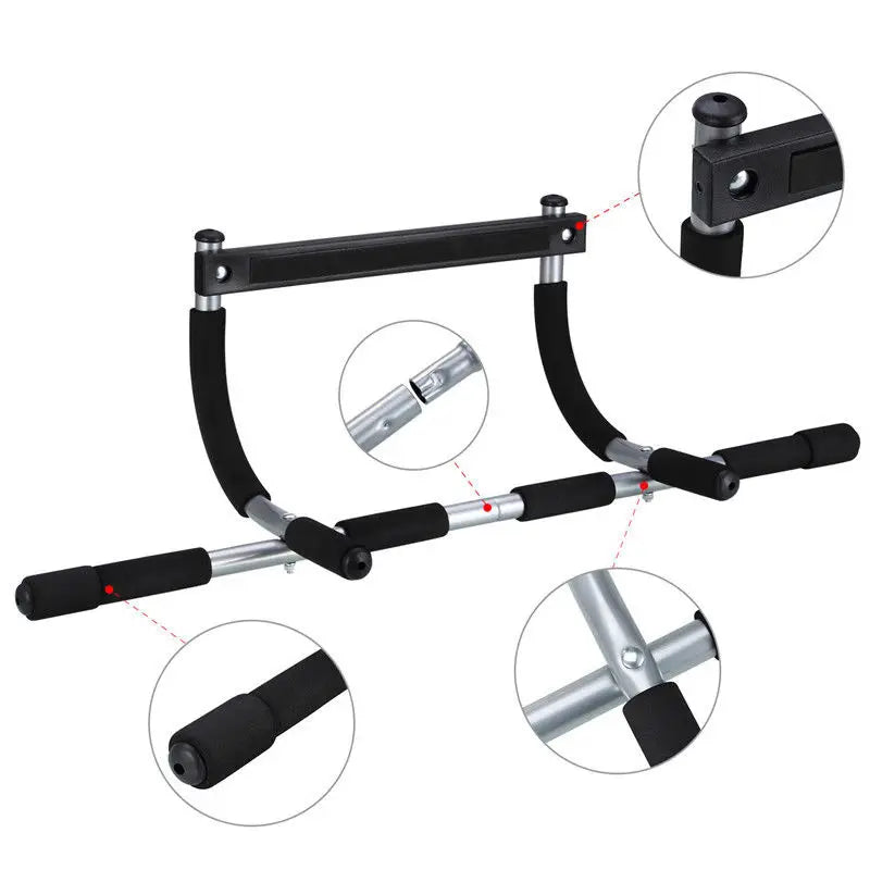 Versatile Adjustable Chin-Up Bar for Home Workouts – Perfect for Door Frames and Total Body Fitness!