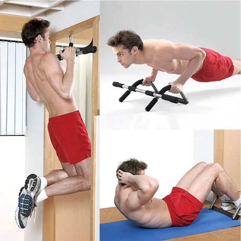 Versatile Adjustable Chin-Up Bar for Home Workouts – Perfect for Door Frames and Total Body Fitness!