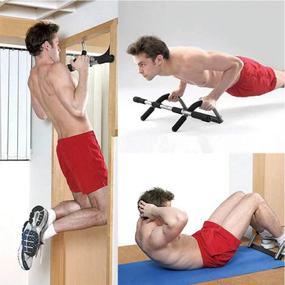 Versatile Adjustable Chin-Up Bar for Home Workouts – Perfect for Door Frames and Total Body Fitness!